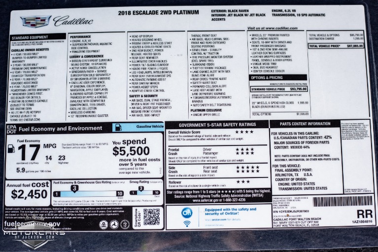 Used-2018-Cadillac-Escalade-Platinum-for-sale-Jackson-MS