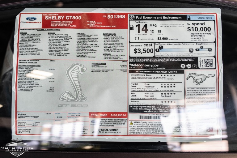 Used-2020-Ford-Mustang-Shelby-GT500-Jackson-MS