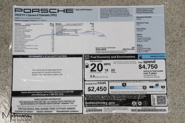 Used-2020-Porsche-911-Carrera-S-Cabriolet-for-sale-Jackson-MS