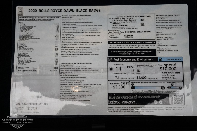 Used-2020-Rolls-Royce-Dawn-Black-Badge-Jackson-MS
