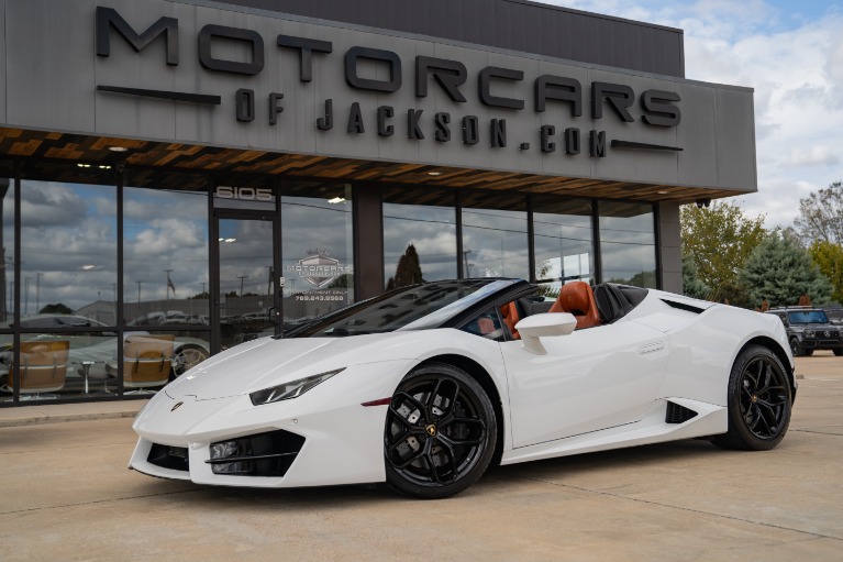 Used-2019-Lamborghini-Huracan-Spyder-for-sale-Jackson-MS