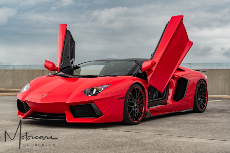 Used-2015-Lamborghini-Aventador-AWD-Roadster-for-sale-Jackson-MS